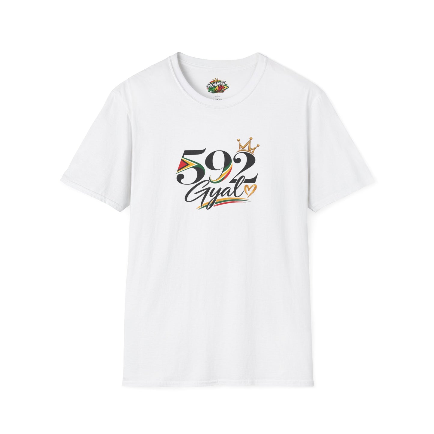 592 Gyal T-Shirt — Guyanese Pride Tee with Crown