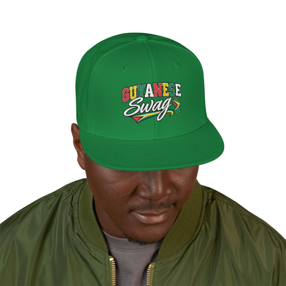 Guyanese Swag Guyana Flag Map Snapback Hat