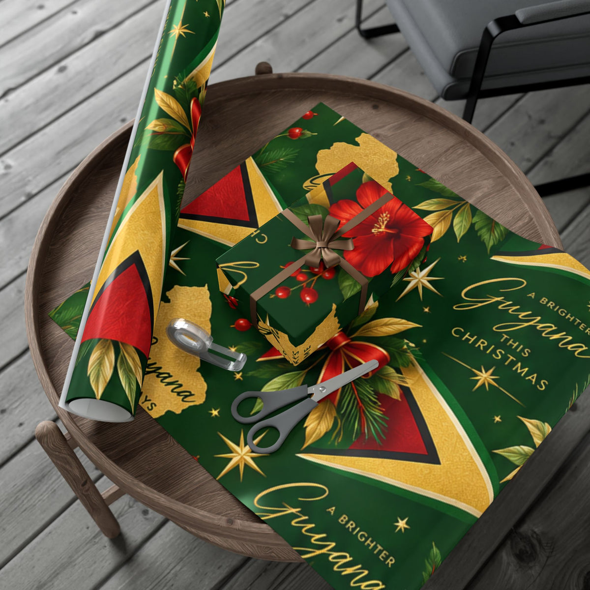 Guyana Christmas wrapping paper A Brighter Guyana This Christmas – product image 23