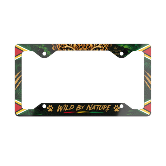 Guyana Jaguar License Plate Frame – Wild by Nature