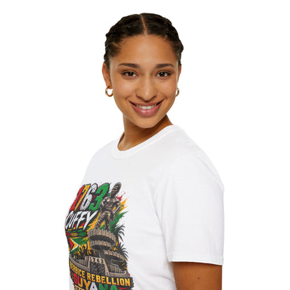 1763 Cuffy T-Shirt — Guyana Rebellion Tribute Tee