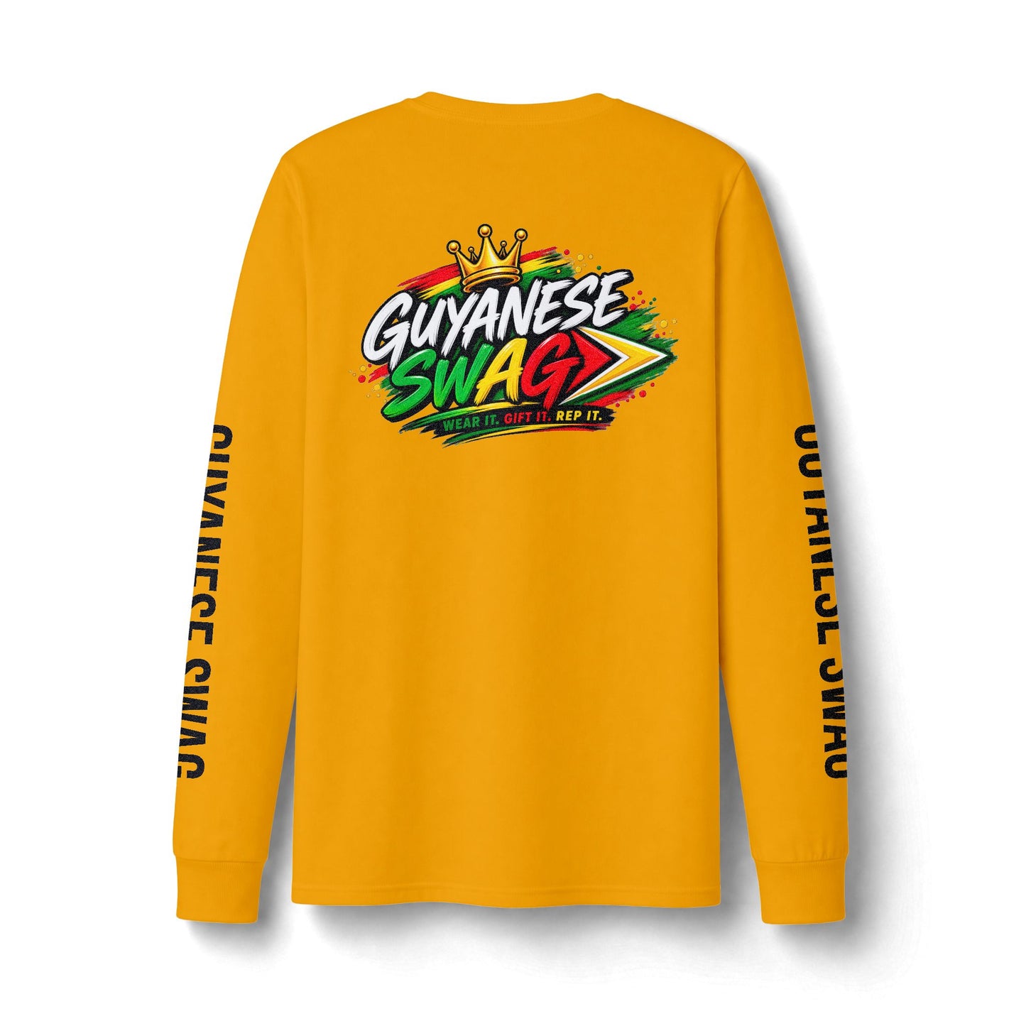 Guyana 'Don't Banga Mary With Me' Long Sleeve Tee — Guyanese Swag Graphic