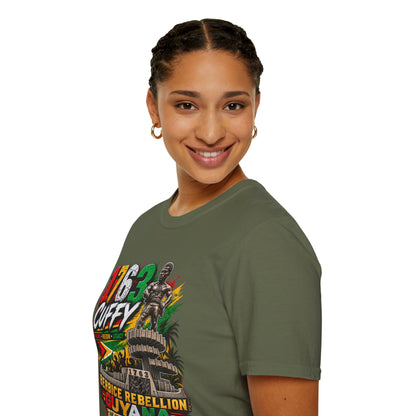 1763 Cuffy T-Shirt — Guyana Rebellion Tribute Tee