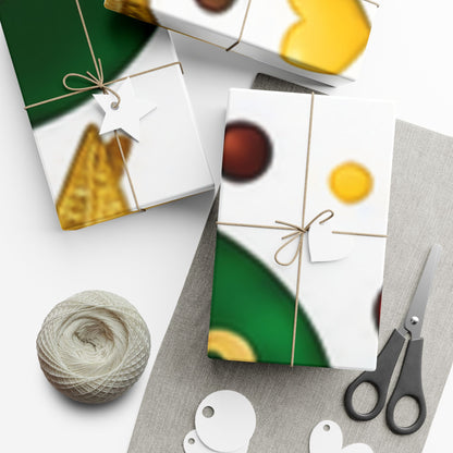 Festive Guyanese wrapping paper for Christmas gifts