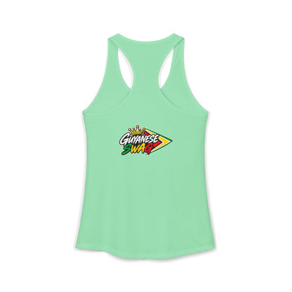 Guyana Flag Women's Ideal Guyanese Swag Racerback Tank