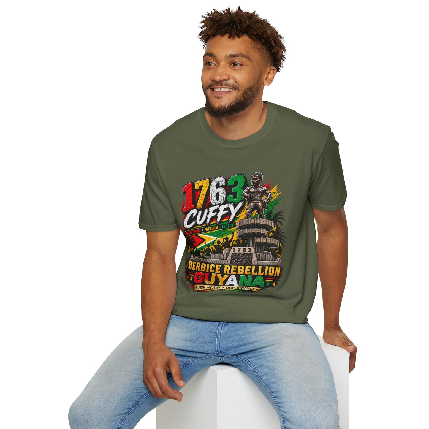 1763 Cuffy T-Shirt — Guyana Rebellion Tribute Tee
