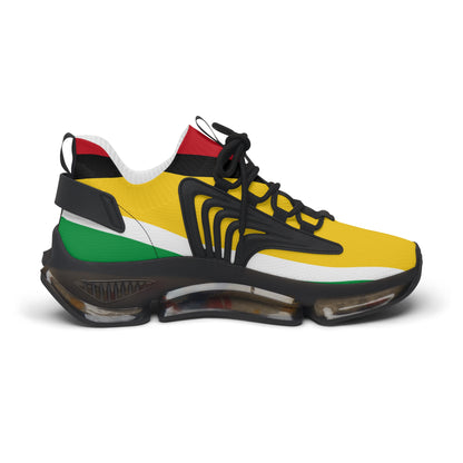 Guyana Flag Women's Mesh Lightweight Breathable Athletic Sneakers