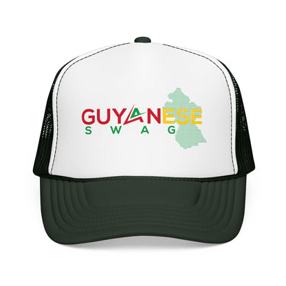 Guyanese Swag Trucker Hat — Guyana Map Panama-Inspired Foam Cap