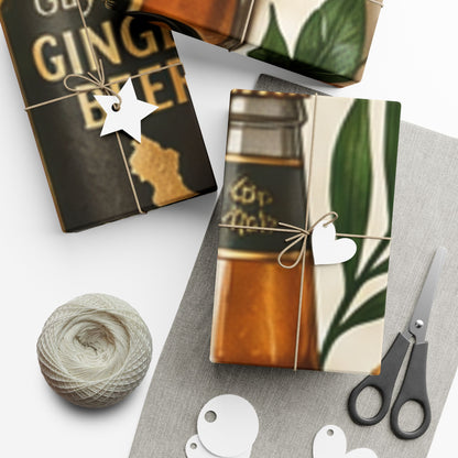 Guyanese Christmas baking and ginger beer wrapping paper – product image 10