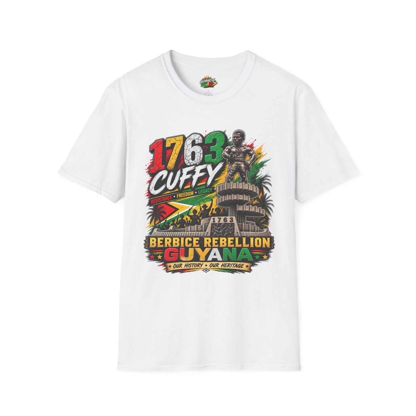 1763 Cuffy T-Shirt — Guyana Rebellion Tribute Tee