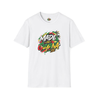 Made in Guyana T-Shirt — Colorful Tropical Pride Graphic Tee