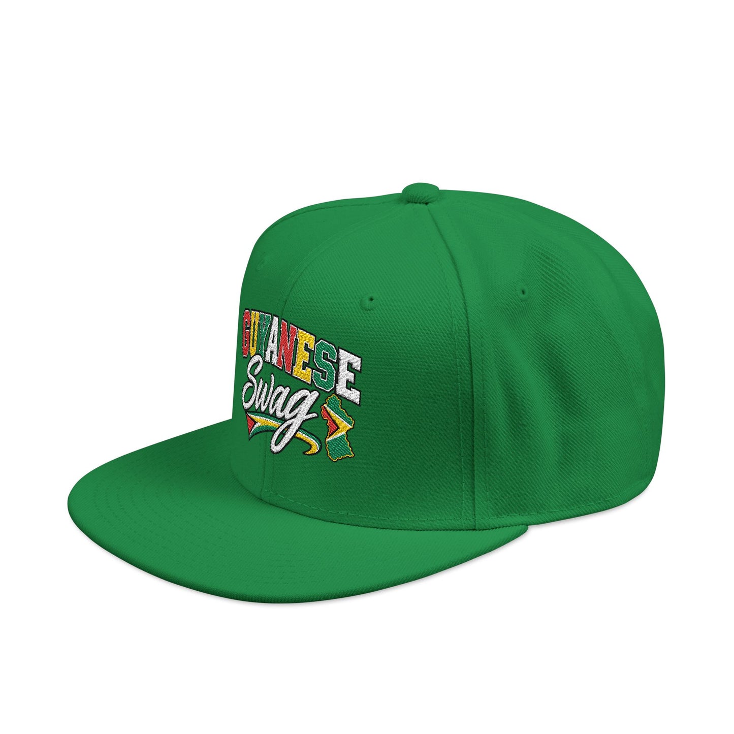 Guyanese Swag Guyana Flag Map Snapback Hat