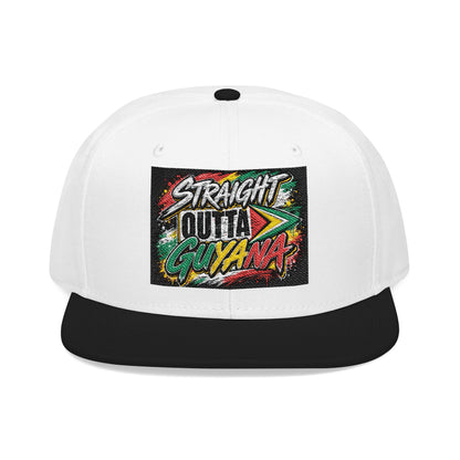 Straight Outta Guyana Snapback Hat