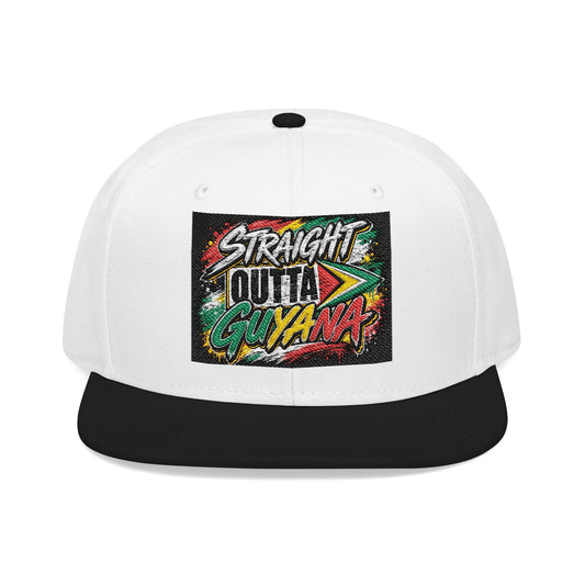 Straight Outta Guyana Snapback Hat