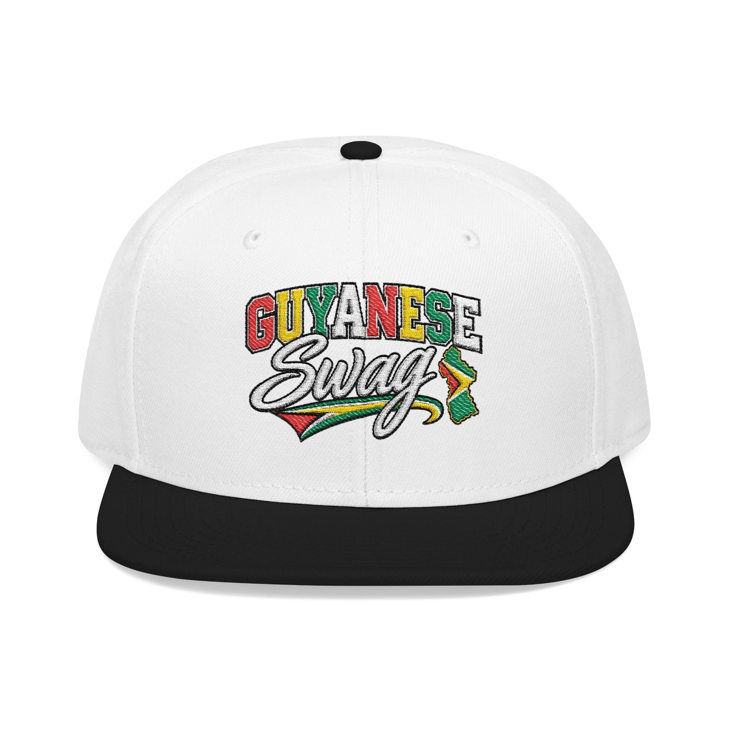 Guyanese Swag Guyana Flag Map Snapback Hat