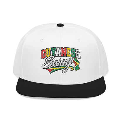 Guyanese Swag Guyana Flag Map Snapback Hat