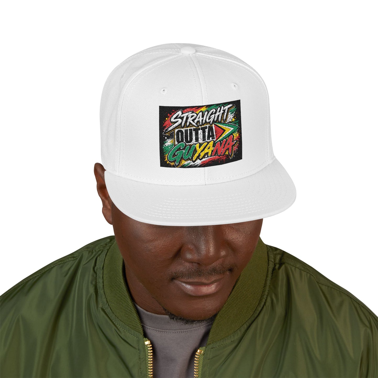 Straight Outta Guyana Snapback Hat