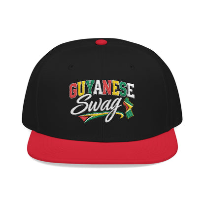Guyanese Swag Guyana Flag Map Snapback Hat