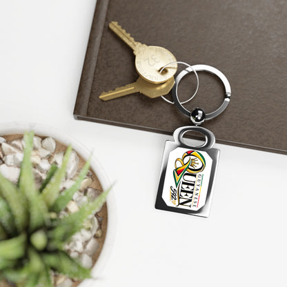 Guyanese Queen 592 Rectangle Photo Keyring