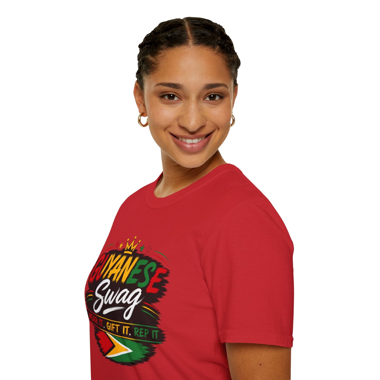 Guyanese Swag T-Shirt — Patriotic Guyana Flag Graphic Tee
