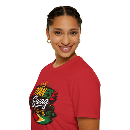 Guyanese Swag T-Shirt — Patriotic Guyana Flag Graphic Tee