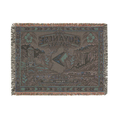 Guyanese cotton throw blanket available in three sizes