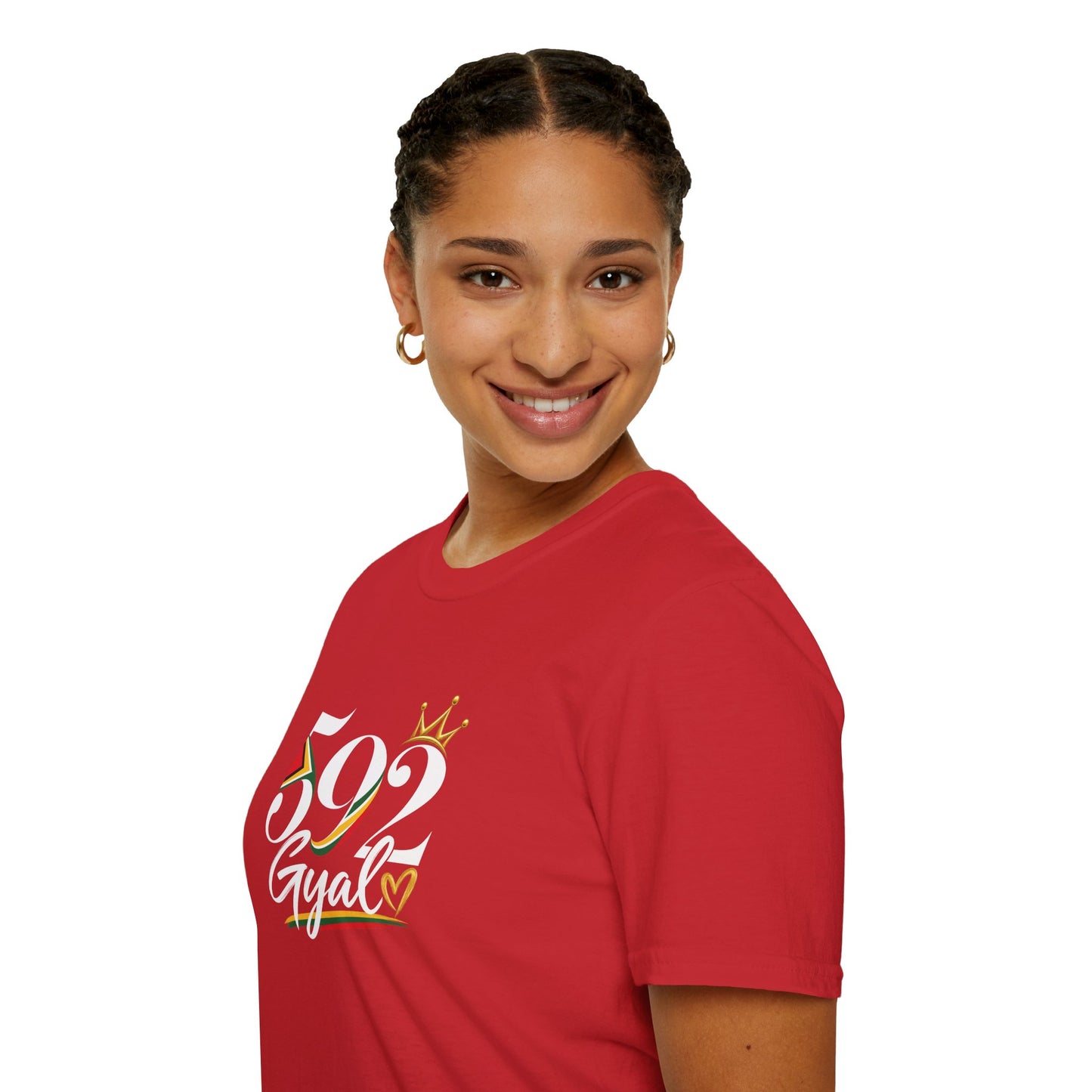 592 Gyal T-Shirt — Guyanese Pride Tee with Crown