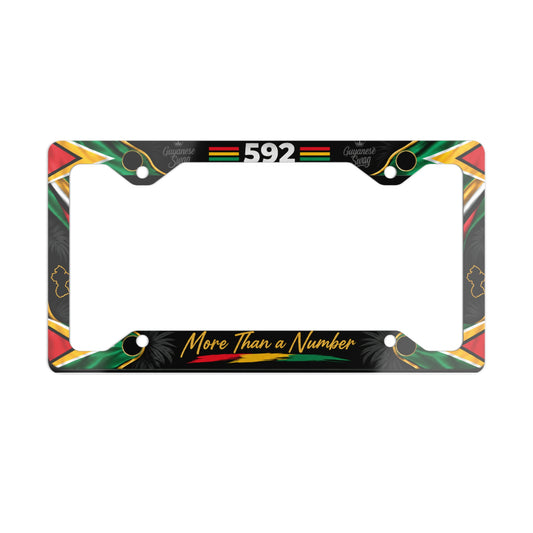 Guyana 592 License Plate Frame – More Than a Number