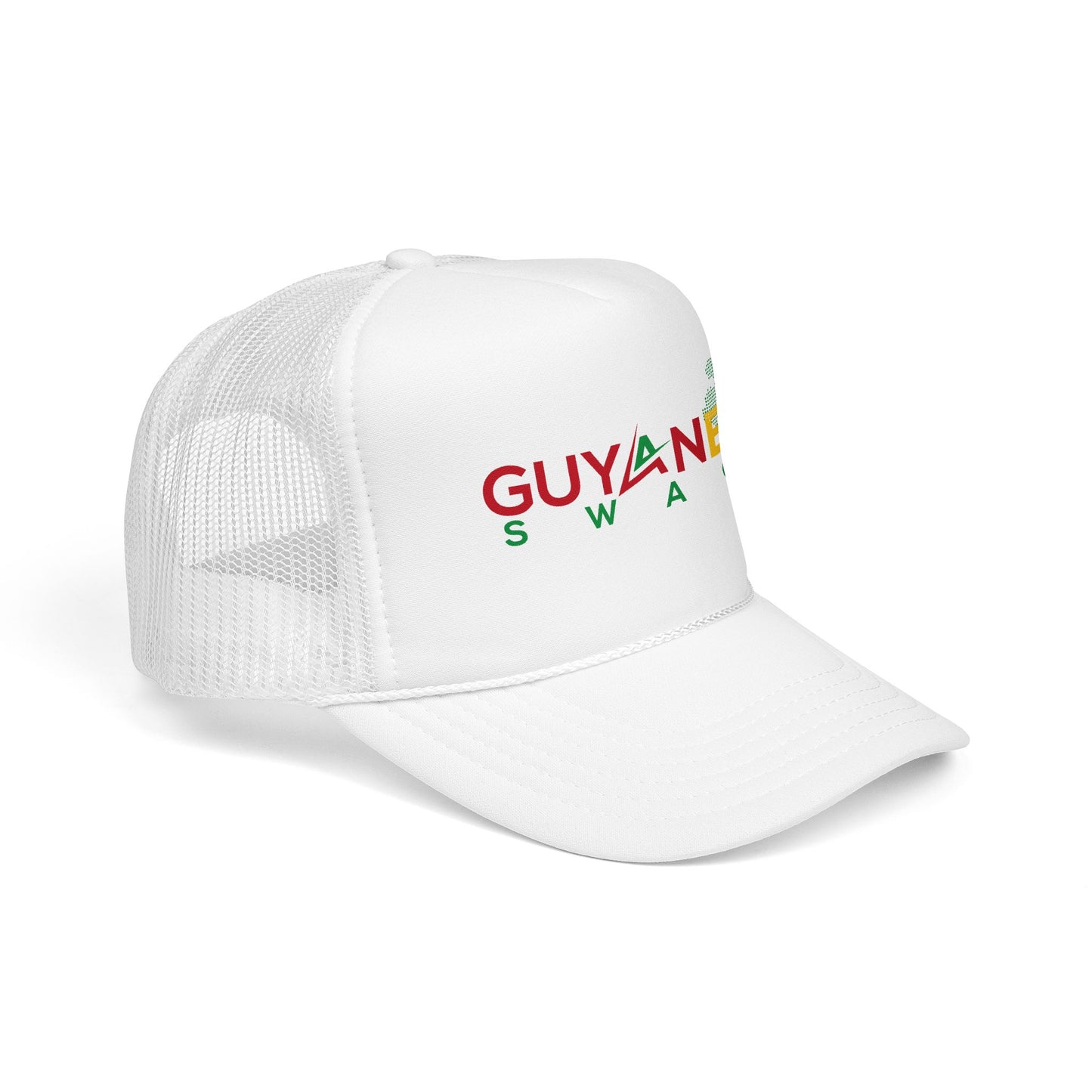 Guyanese Swag Trucker Hat — Guyana Map Panama-Inspired Foam Cap