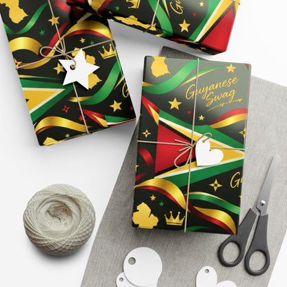 Guyanese wrapping paper for birthday and holiday gifts