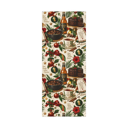 Guyanese Christmas baking and ginger beer wrapping paper – product image 3