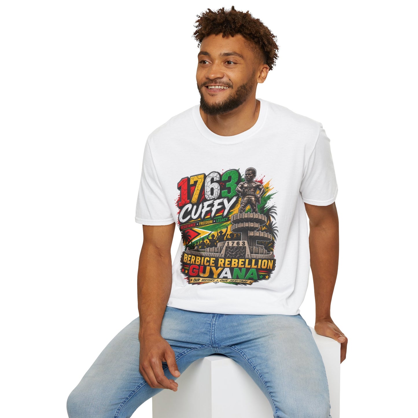 1763 Cuffy T-Shirt — Guyana Rebellion Tribute Tee