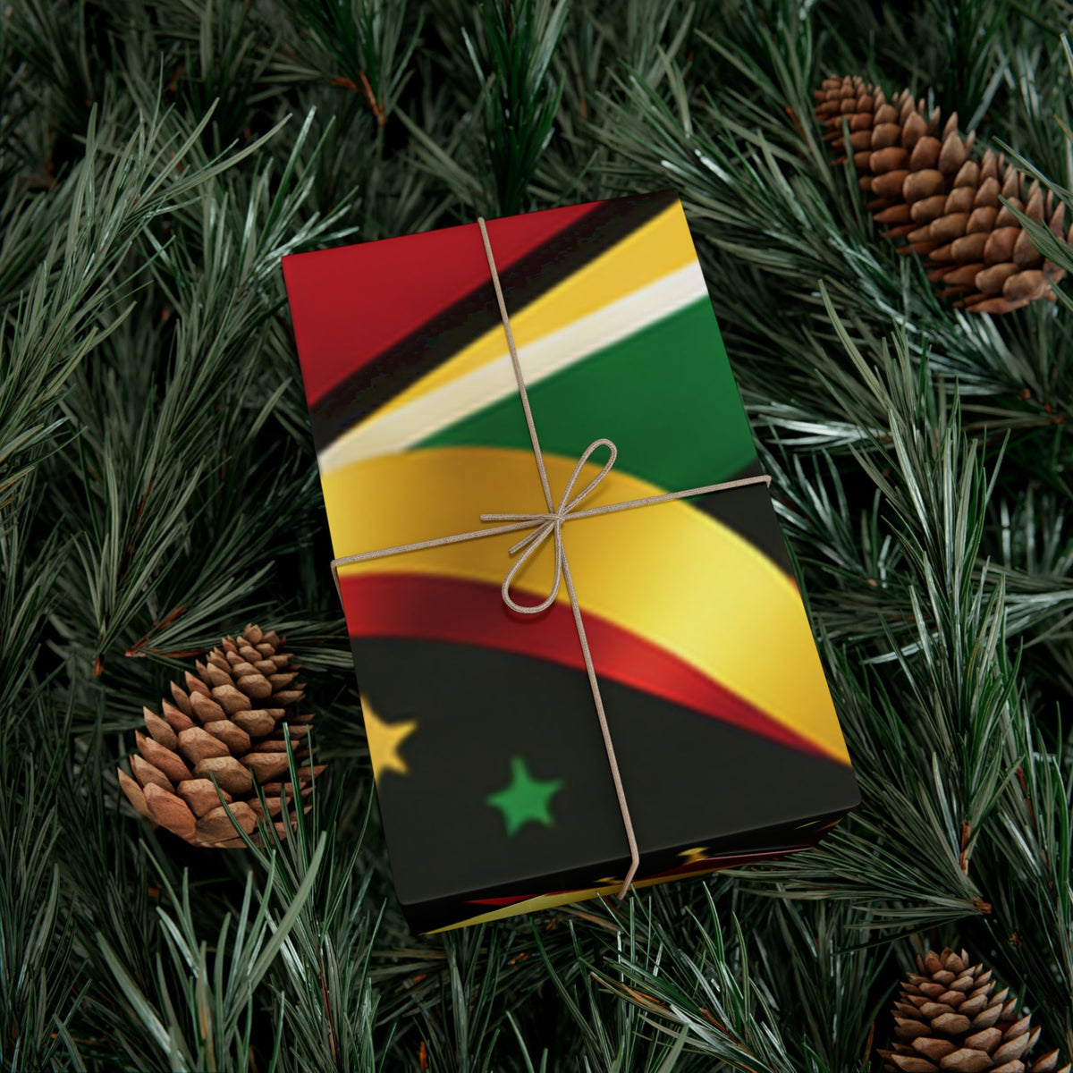 Guyanese Swag Guyana wrapping paper final product preview