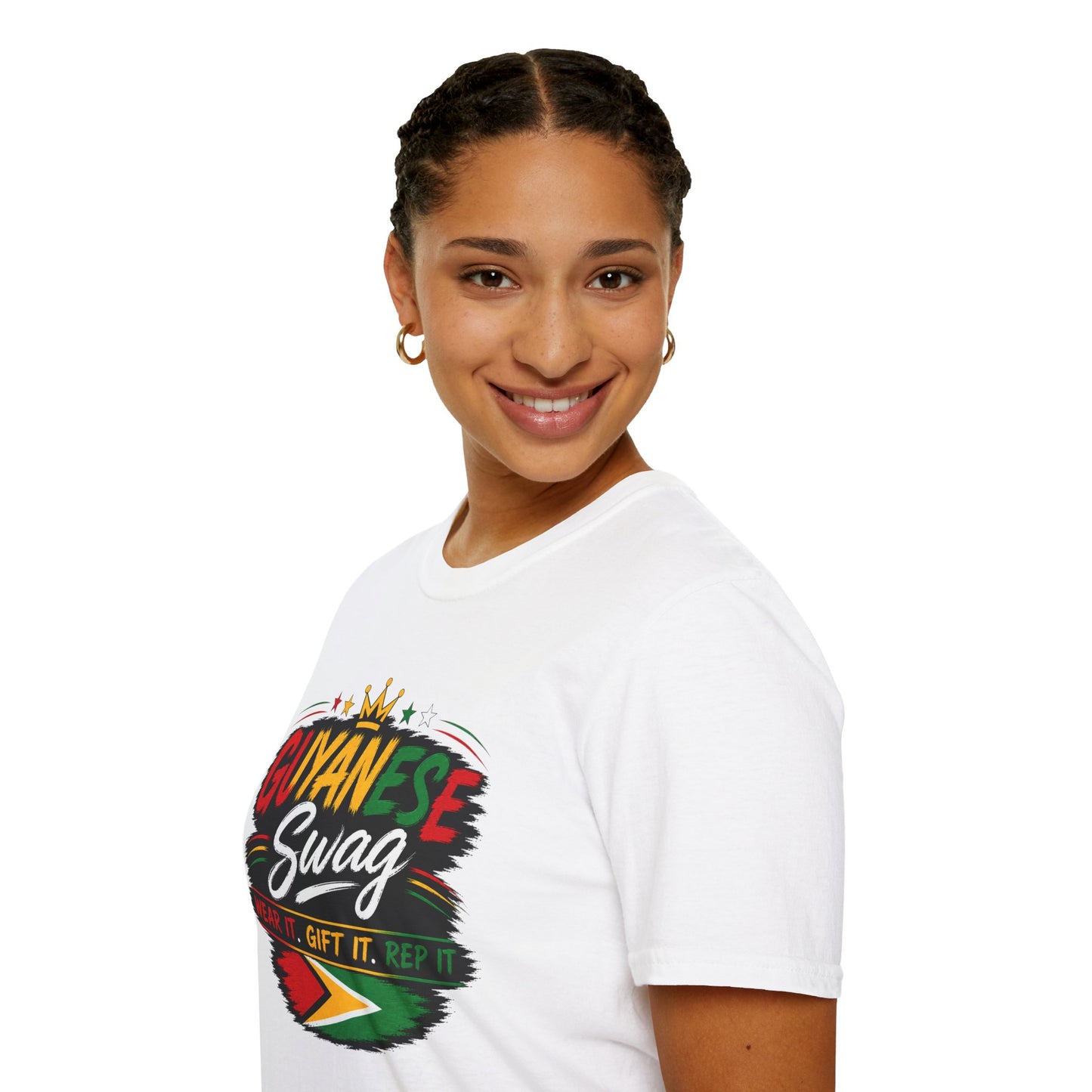 Guyanese Swag T-Shirt — Patriotic Guyana Flag Graphic Tee