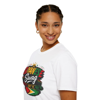 Guyanese Swag T-Shirt — Patriotic Guyana Flag Graphic Tee