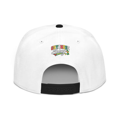 Guyana Flag Snapback Hat — Embroidered Guyanese Pride Cap
