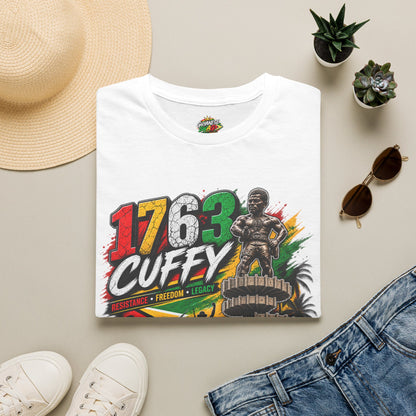 1763 Cuffy T-Shirt — Guyana Rebellion Tribute Tee