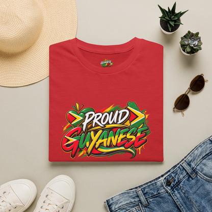 Proud Guyanese T-Shirt — Vibrant Flag-Inspired Pride Tee