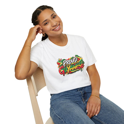 Proud Guyanese T-Shirt — Vibrant Flag-Inspired Pride Tee