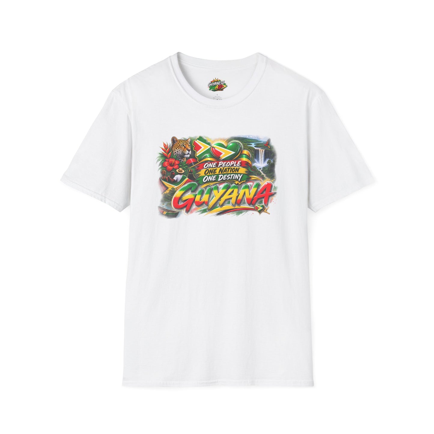 Guyana Pride T-Shirt — "One People One Nation One Destiny" Graphic Tee