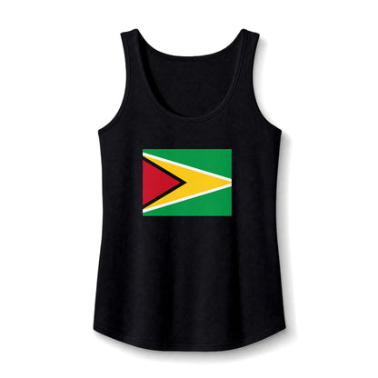 Guyana Flag Tank Top — "Guyanese Swag" Women's Cotton Tank