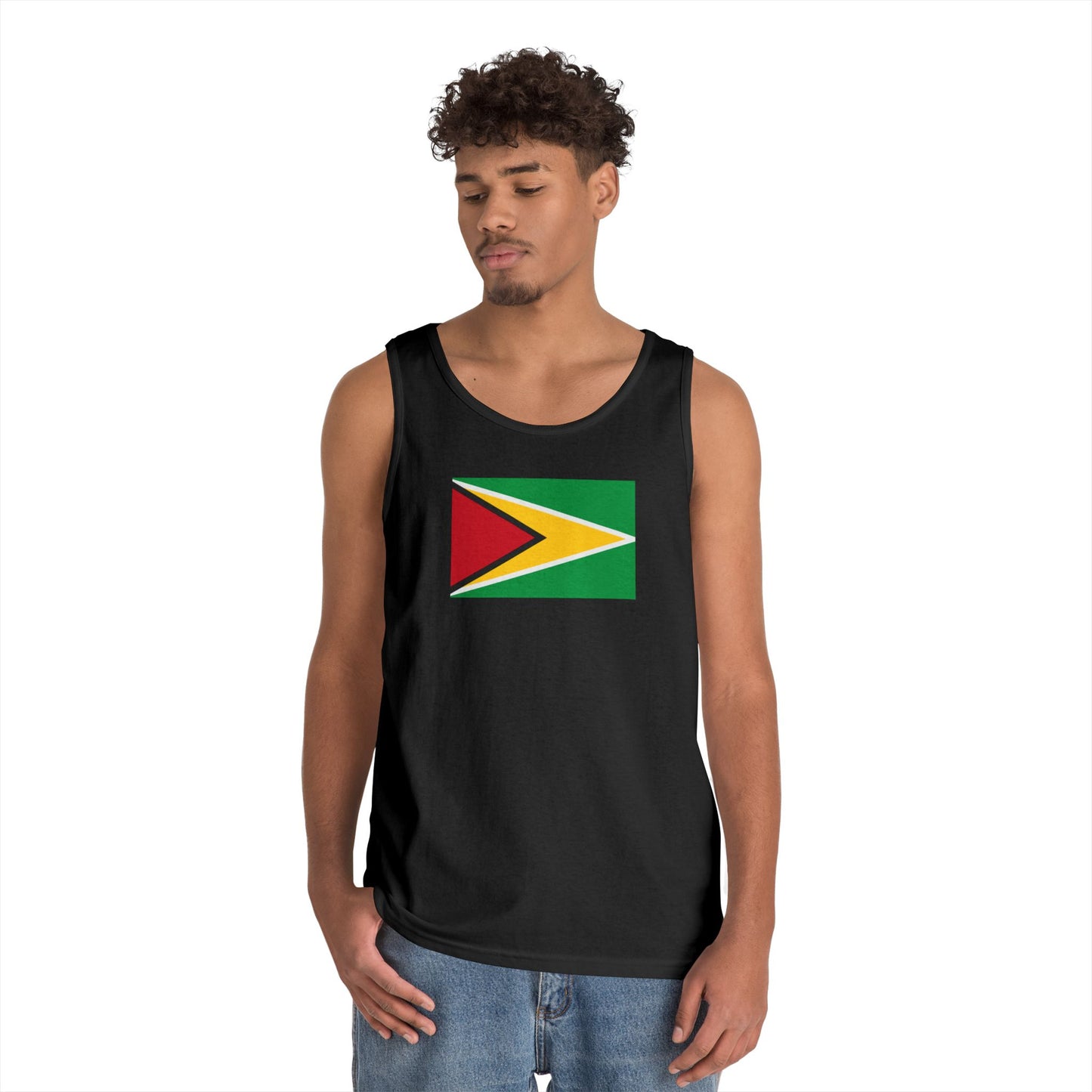 Guyana Flag Tank Top — 'Guyanese Wap' Pride Graphic