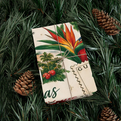 Guyanese Christmas Back Home tropical wrapping paper – product image 15