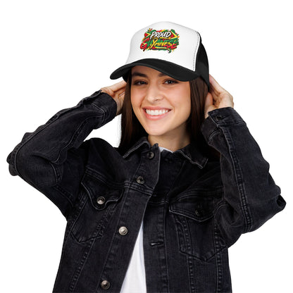 Proud Guyanese Trucker Hat — Rasta Colors Foam Cap
