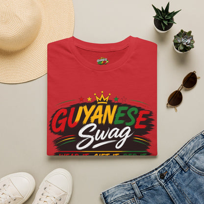 Guyanese Swag T-Shirt — Patriotic Guyana Flag Graphic Tee