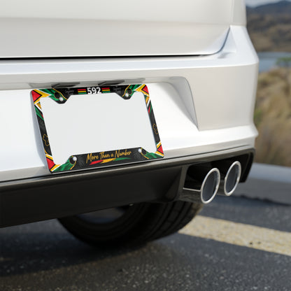 Guyana 592 car accessory license plate frame product view
