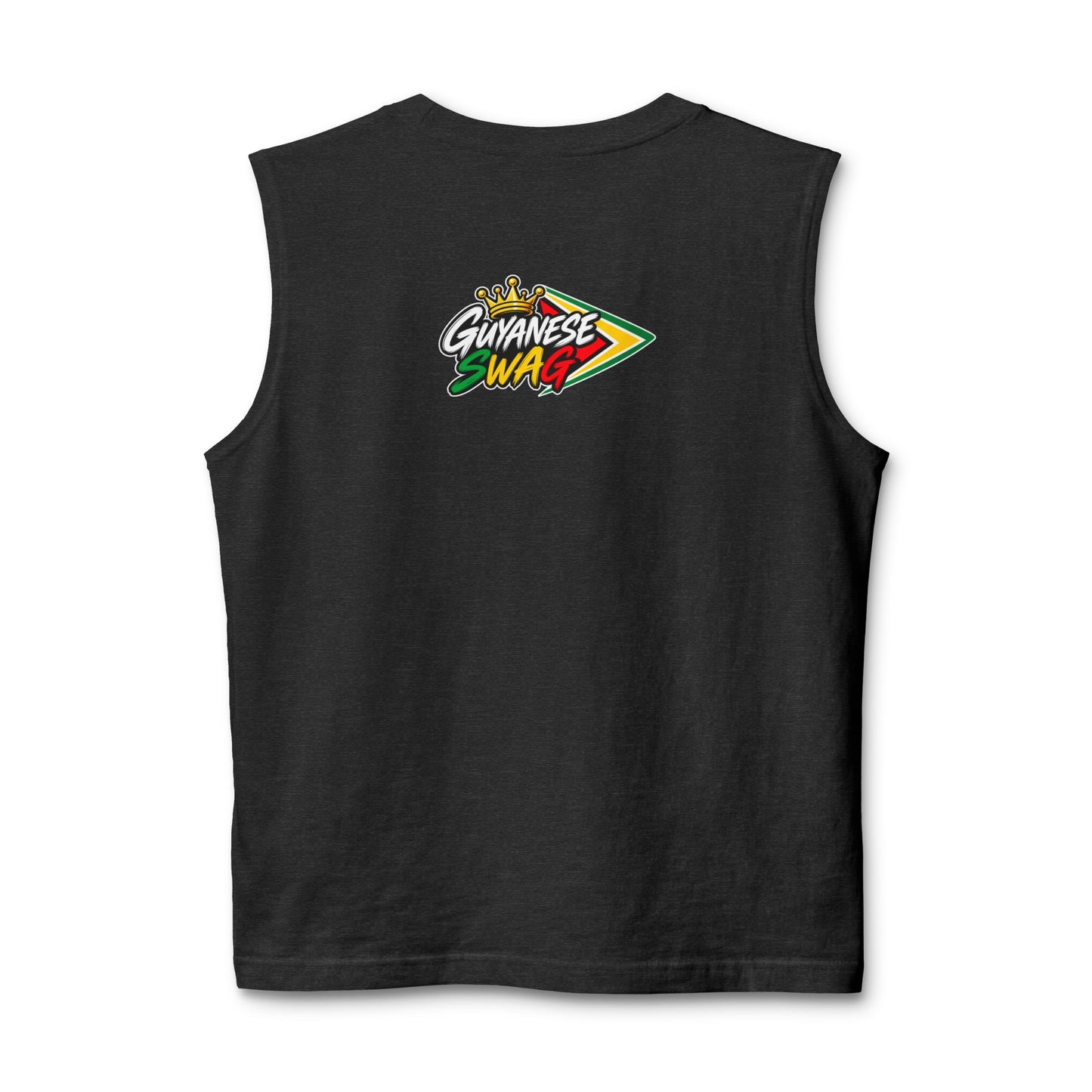 Guyana Flag Muscle Tank — "Guyanese Swag" Patriotic Sleeveless Shirt