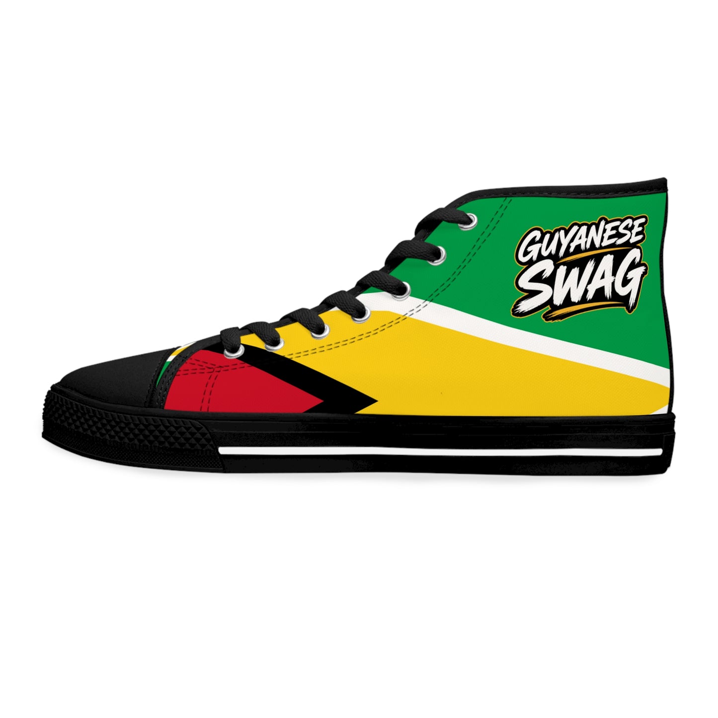 Guyana Flag High Top Women's Sneakers