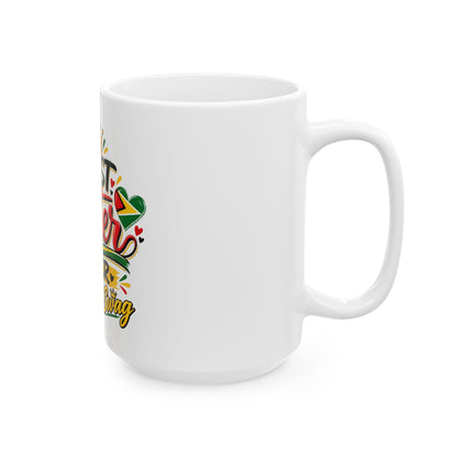 Best Sister Ever Guyanese Swag Mug — Ceramic Coffee Cup (11oz/15oz)