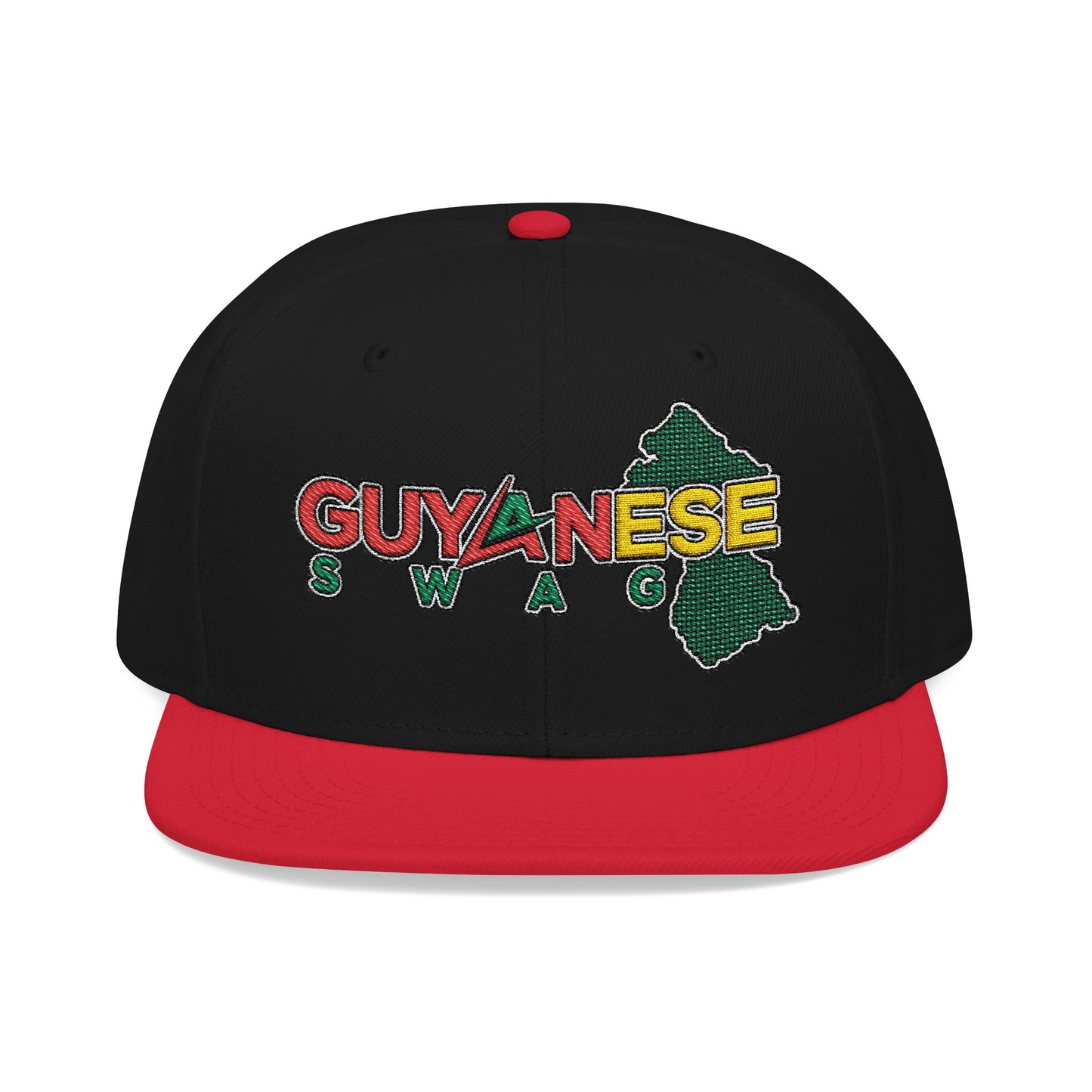 Guyanese Swag Guyana Map Snapback Hat